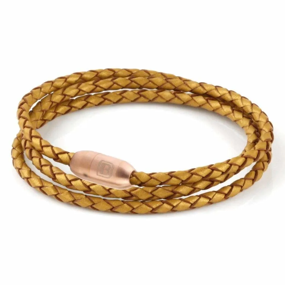 Leather Triple Wrap