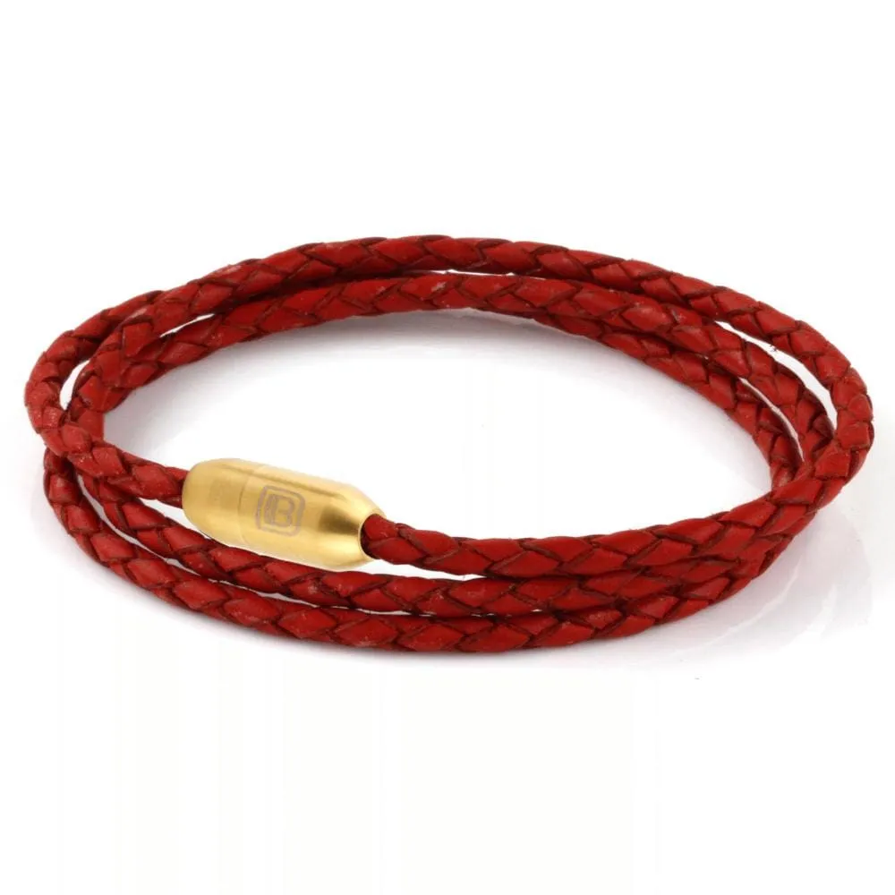 Leather Triple Wrap