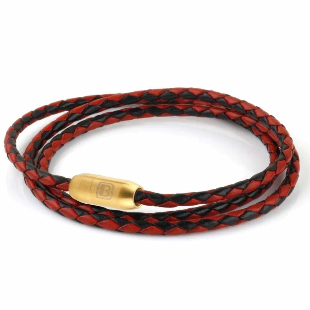 Leather Triple Wrap