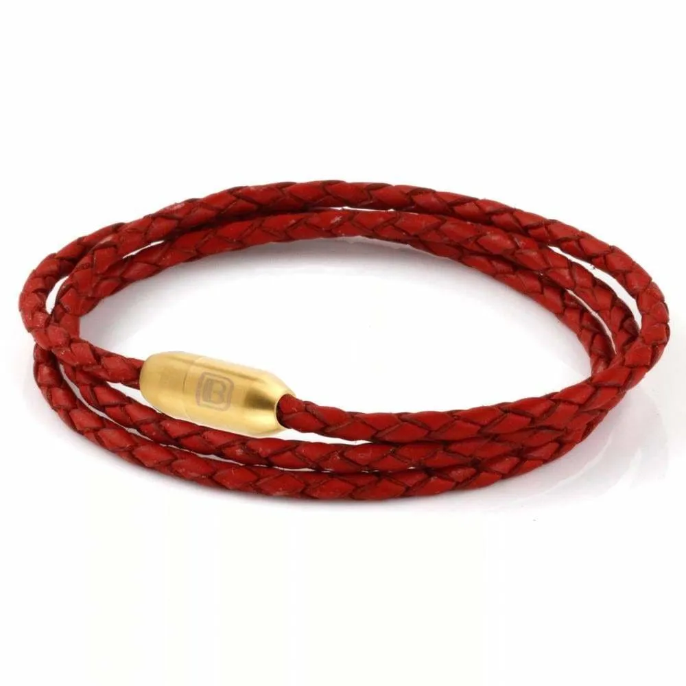 Leather Triple Wrap