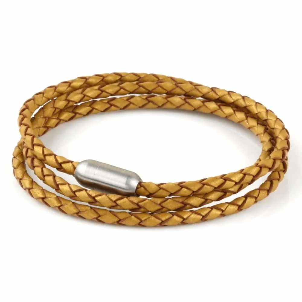 Leather Triple Wrap