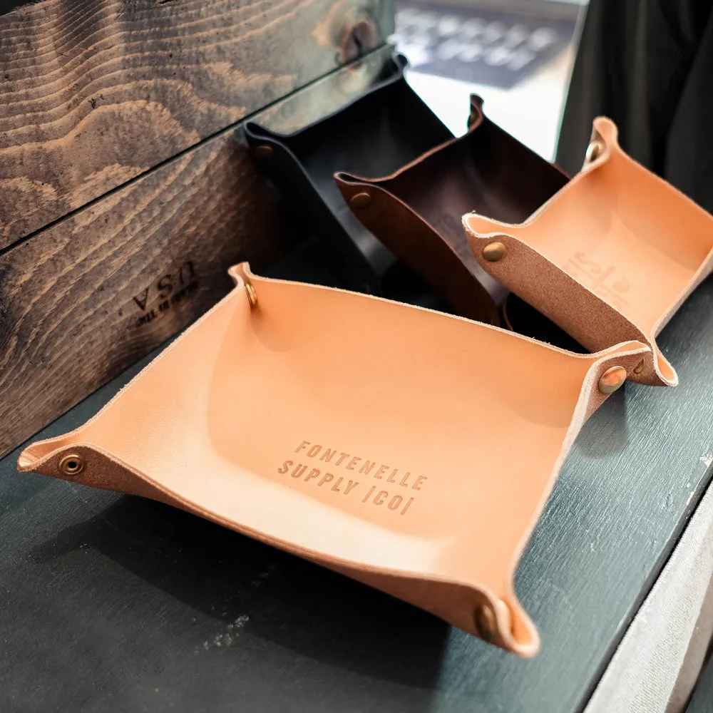 Leather Valet Tray
