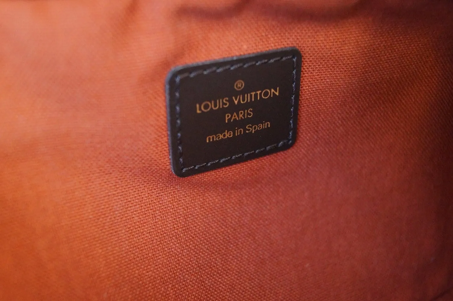 LOUIS VUITTON Damier Canvas Geronimos Brown Hip Bag