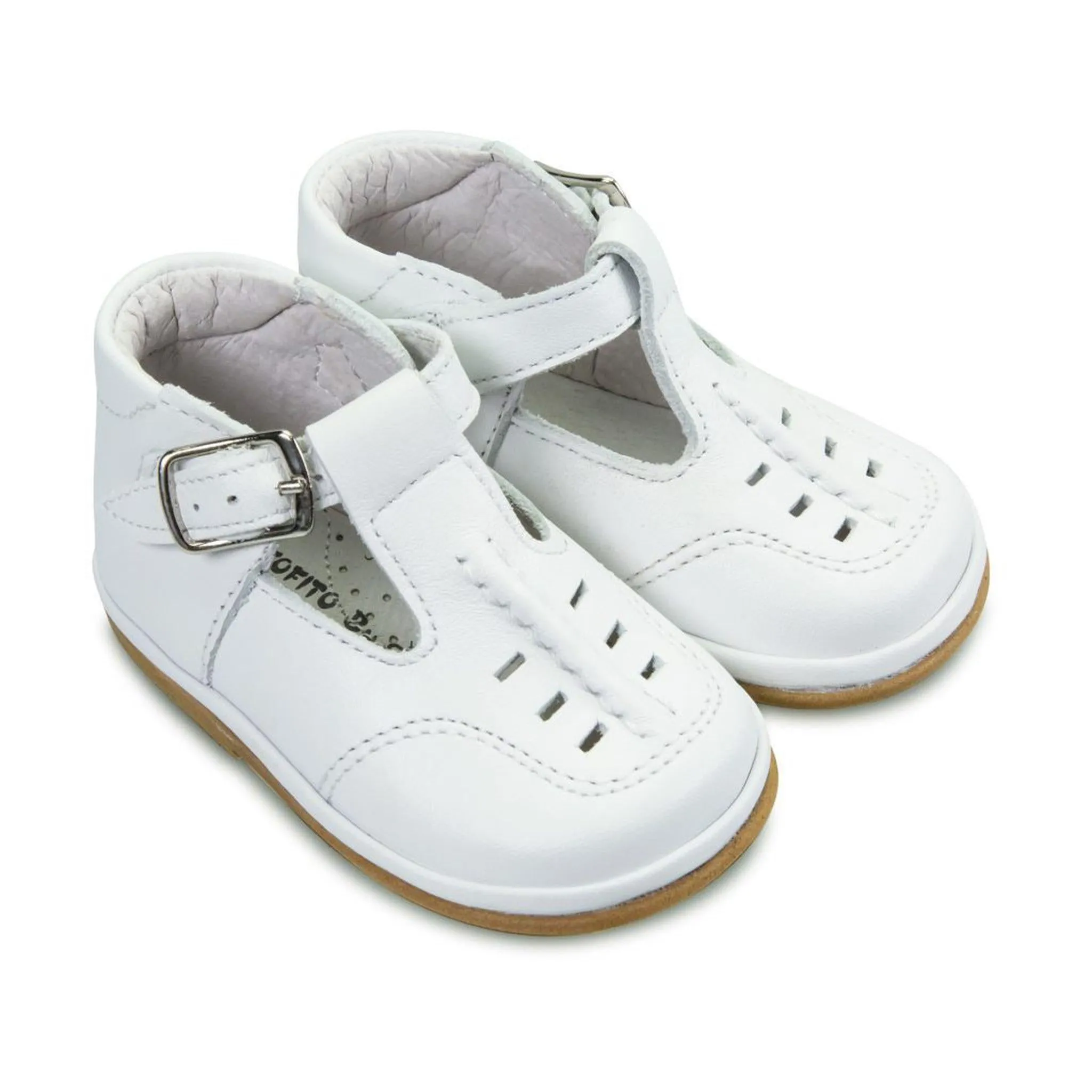 Louis White Patent Shoe