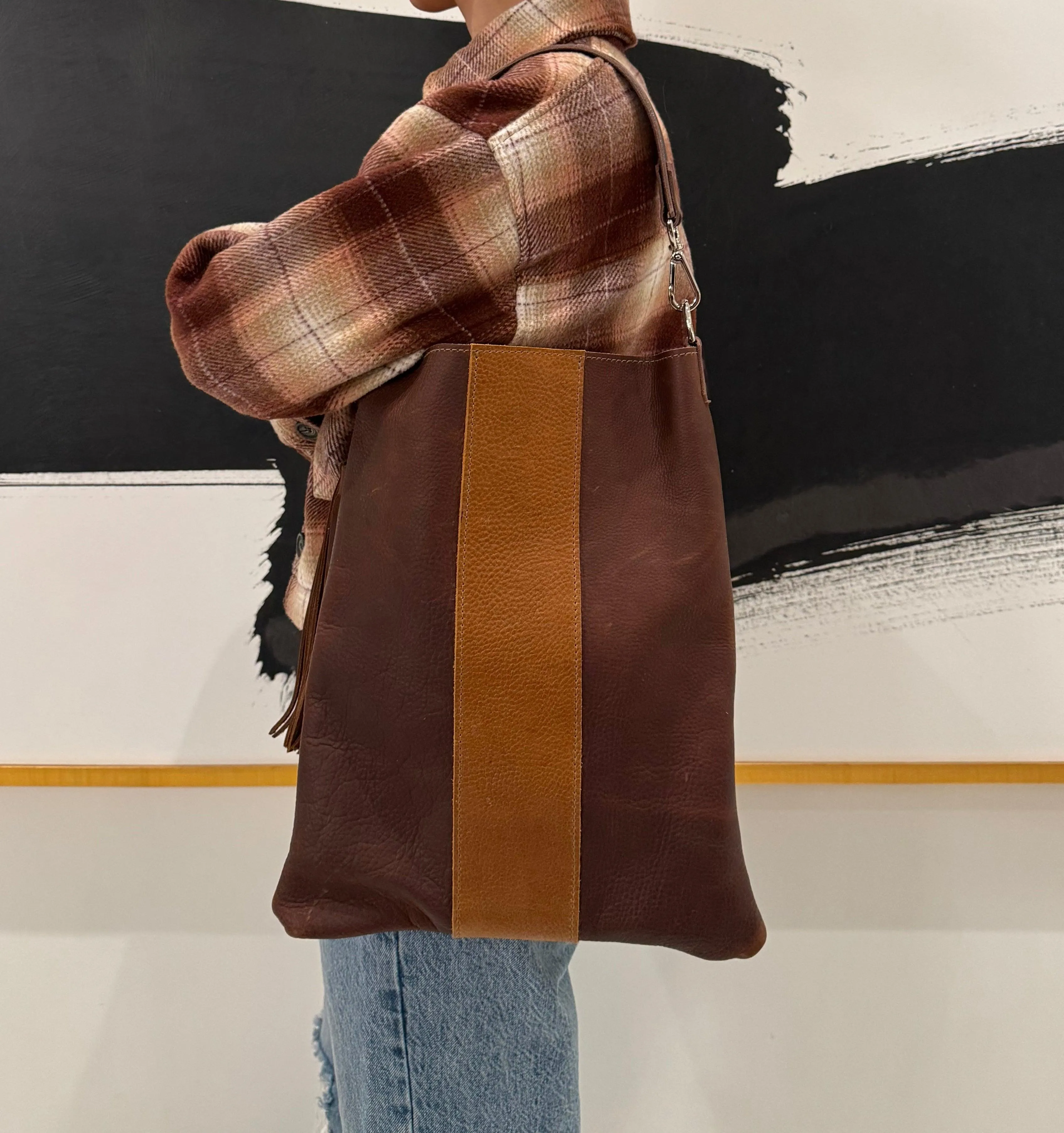 Luna Leather Shoulder Bag
