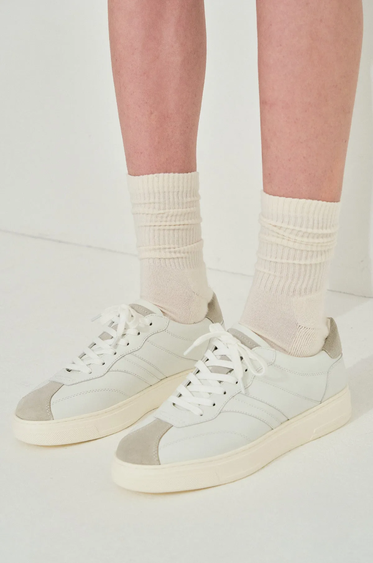 Luxe Suede-Touch Sneakers