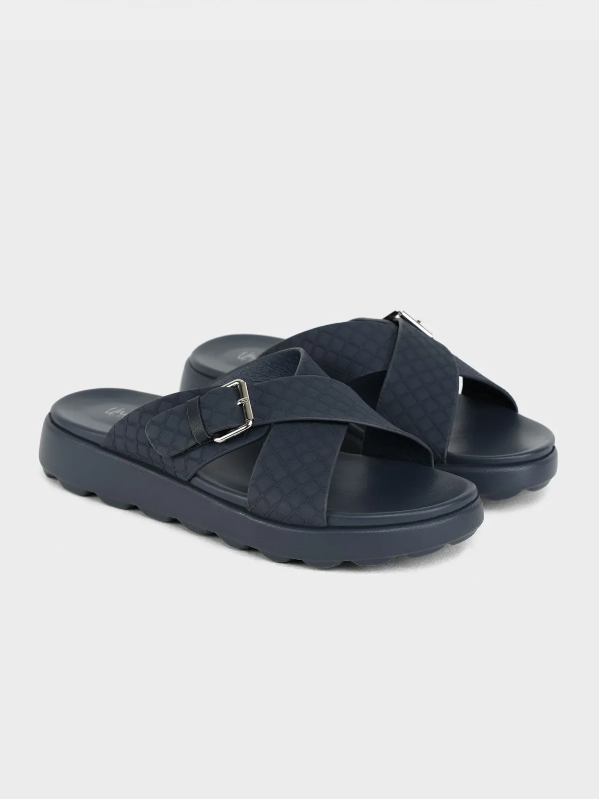 Men "SNOOD" Casual Buckle Slippers
