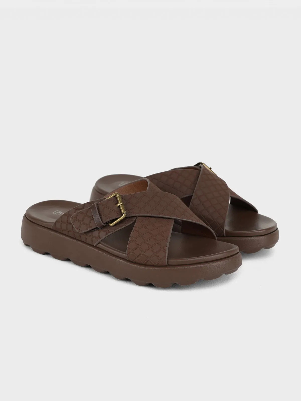 Men "SNOOD" Casual Buckle Slippers
