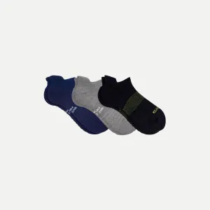 Men's Ankle Essentials: 3-Pack Mid-Weight Comfort Socks