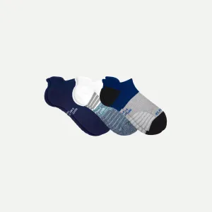 Men's Ankle Essentials: 3-Pack Mid-Weight Comfort Socks