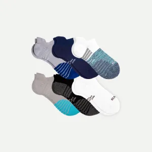 Men's Ankle Essentials: 6-Pack Mid-Weight Comfort Socks