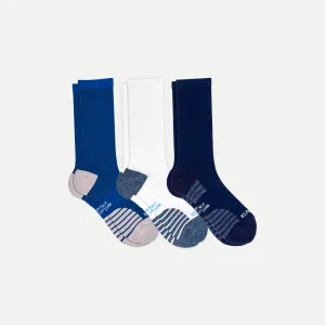 Men's Crew Classics: 3-Pack Mid-Weight Comfort Socks