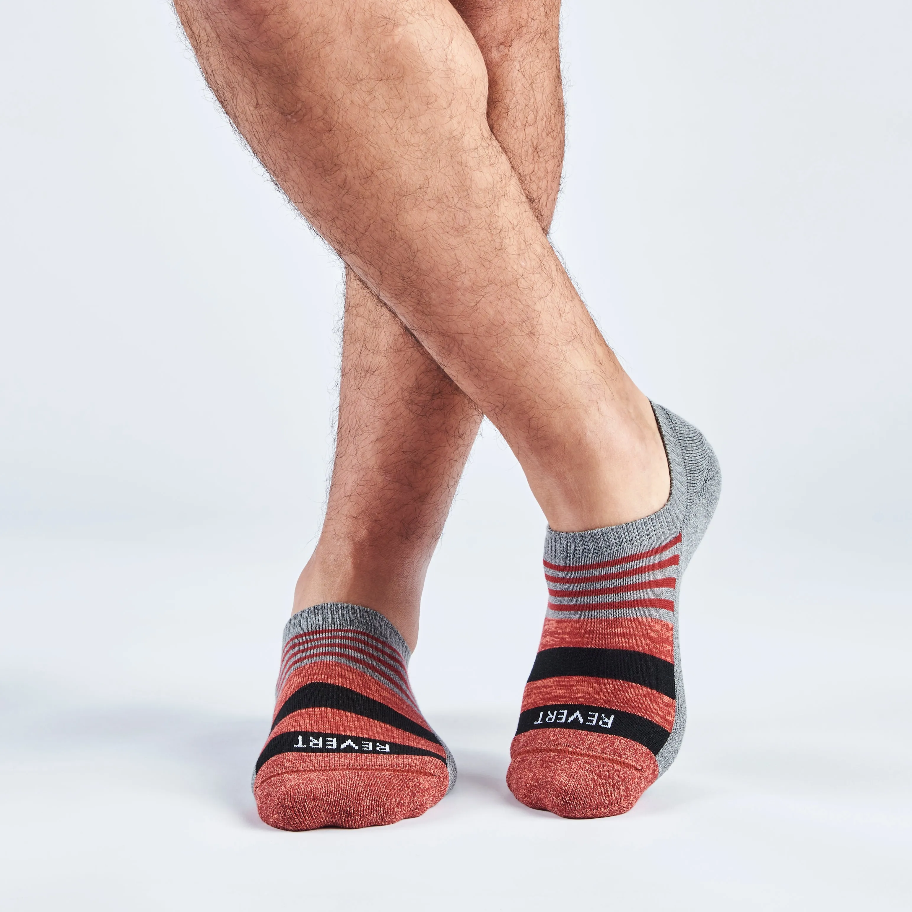 Men's Invisible Comfort: 6-Pack Mid-Weight No-Show Socks