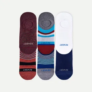 Men's Invisible Comfort: 6-Pack Mid-Weight No-Show Socks