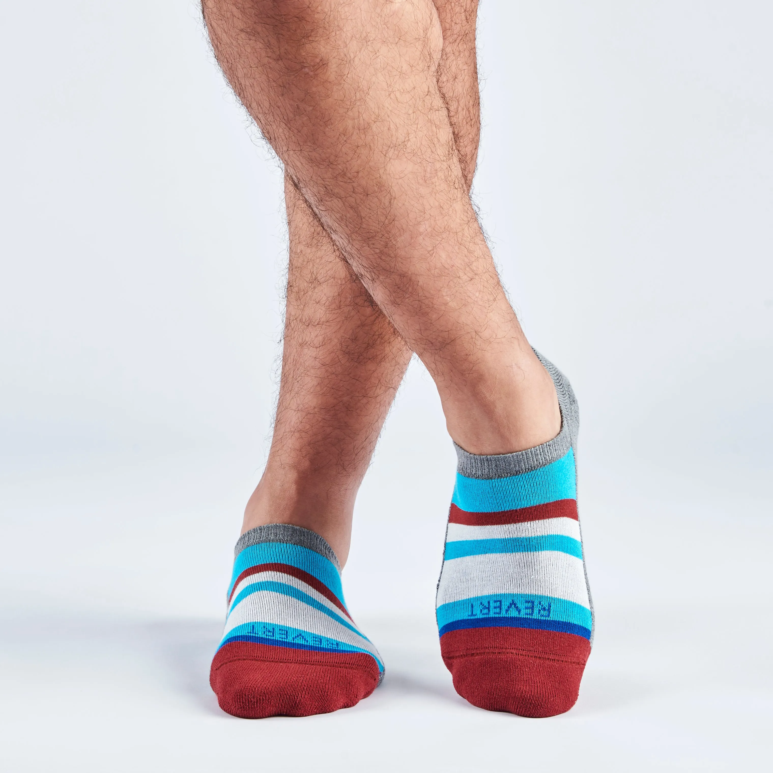 Men's Invisible Comfort: 6-Pack Mid-Weight No-Show Socks