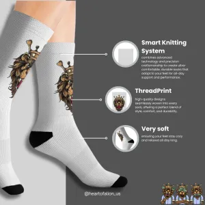 Men's Lion Sublimation Socks