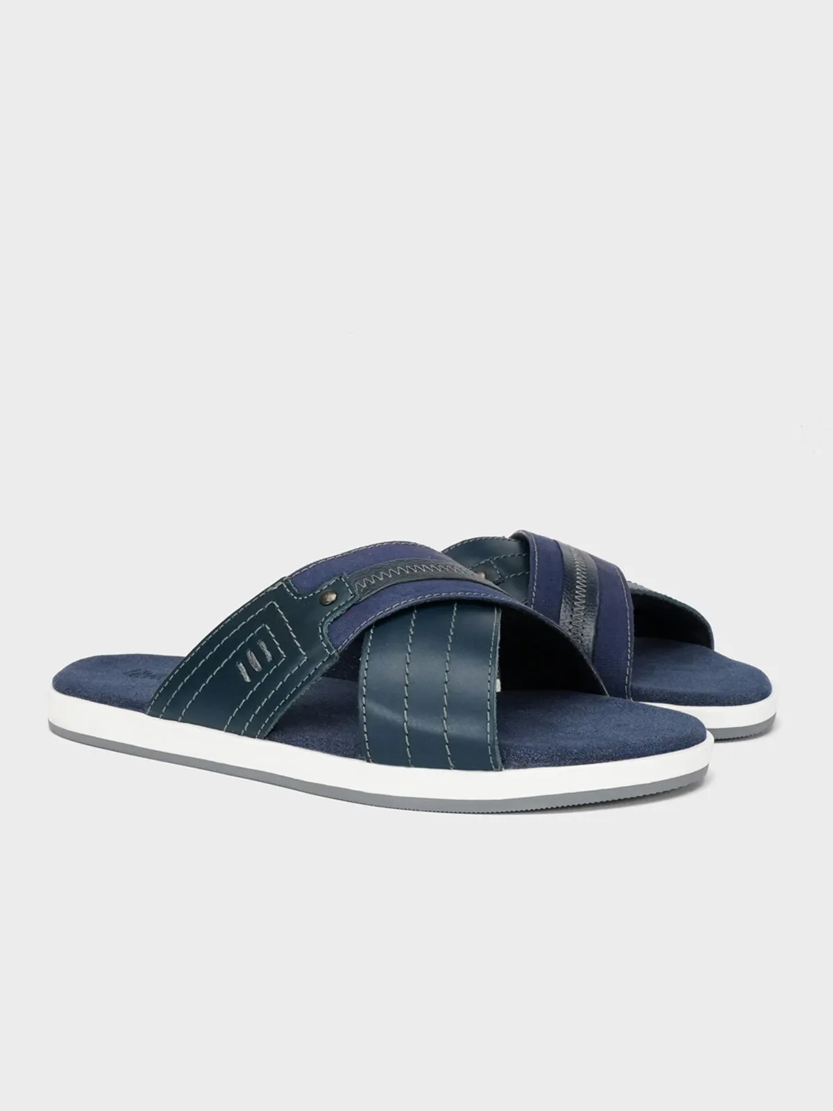 Mens "DUCASSE" Casual Open Toe Slippers