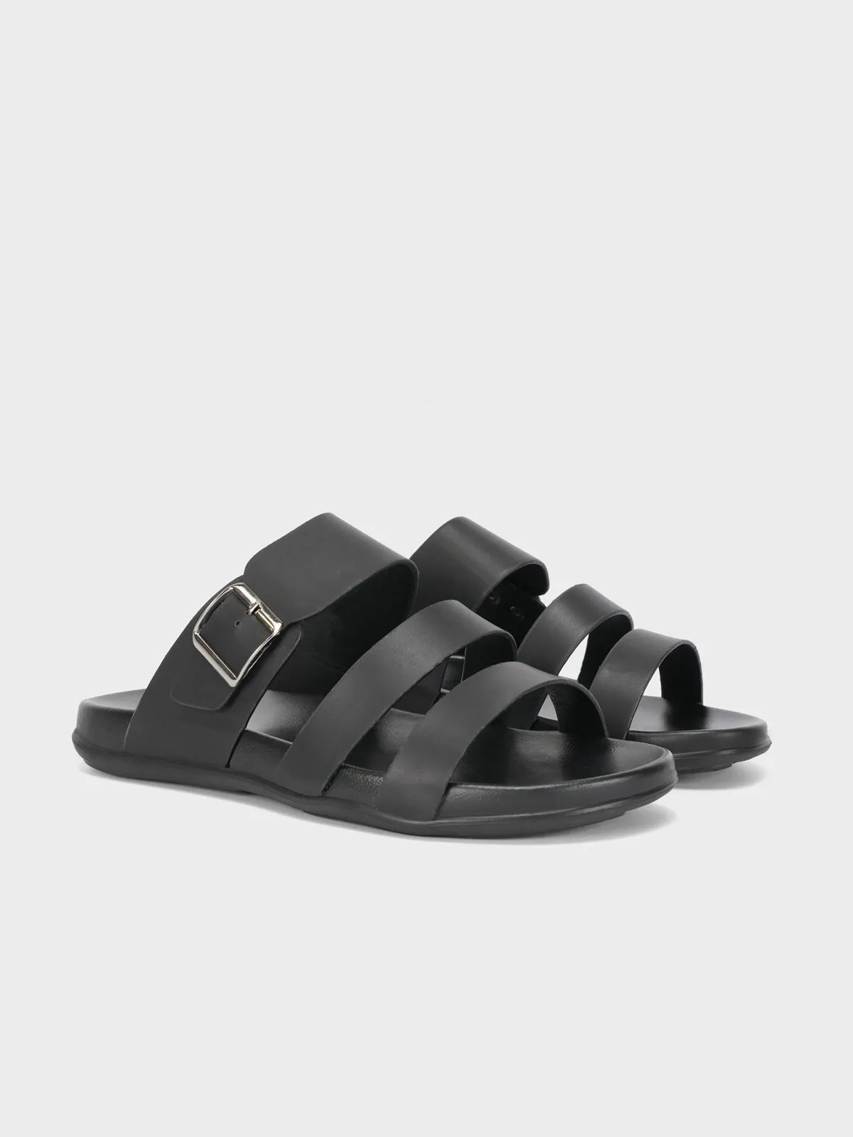 Mens "PAVLOS" Adorned Strappy Slippers