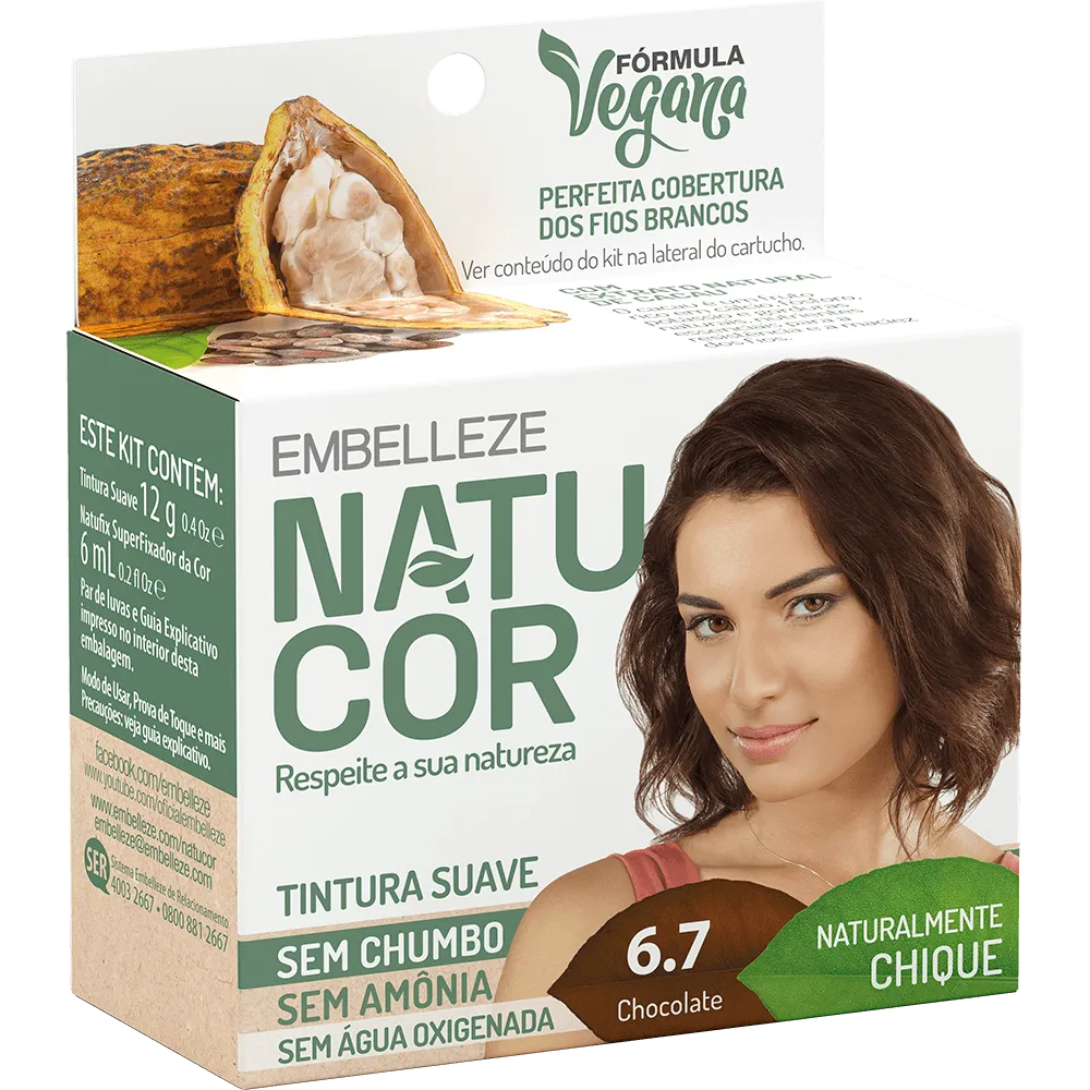 Natucor Hair Dye Naturally Chic Chocolate Kit