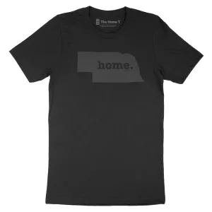 Nebraska Home Black on Black