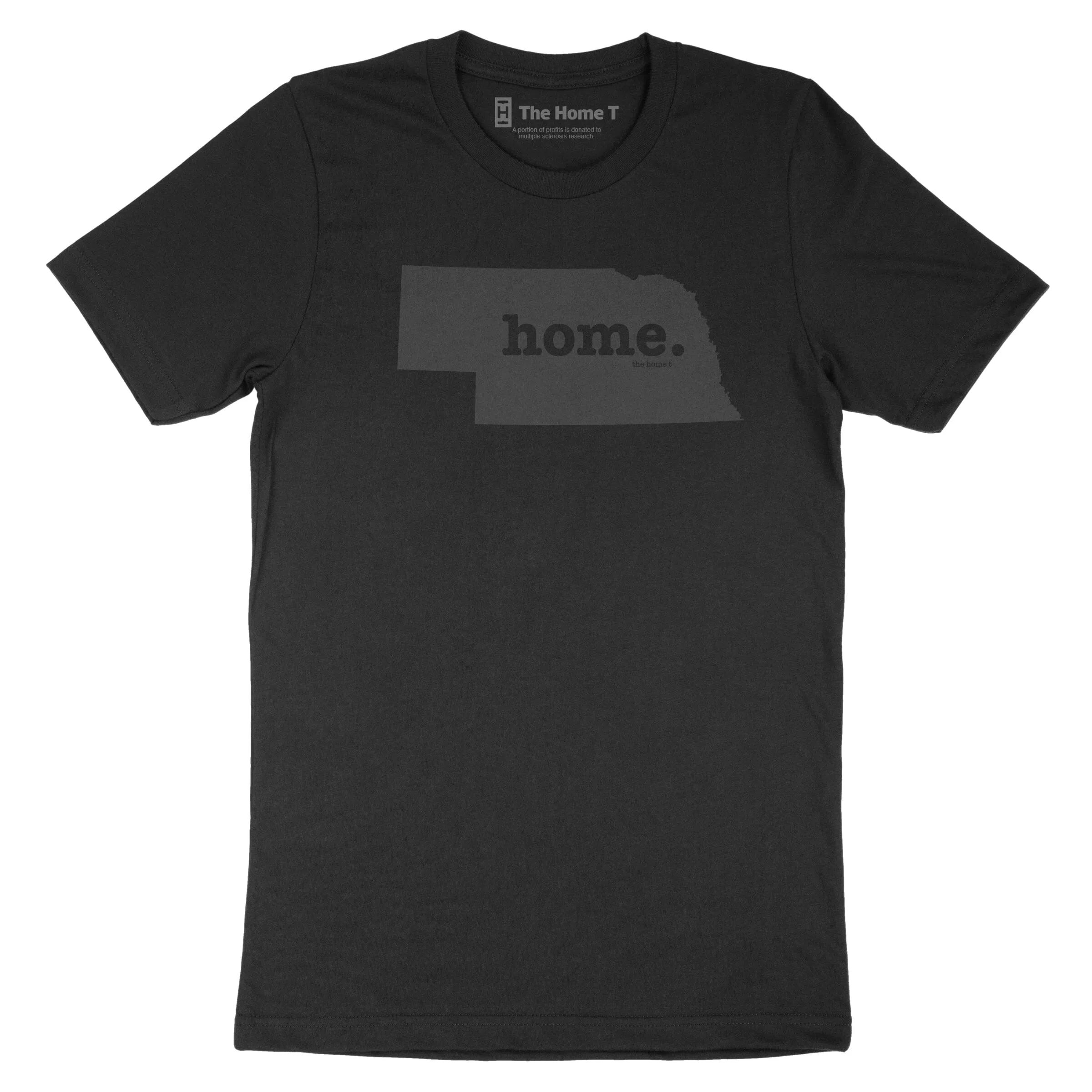 Nebraska Home Black on Black