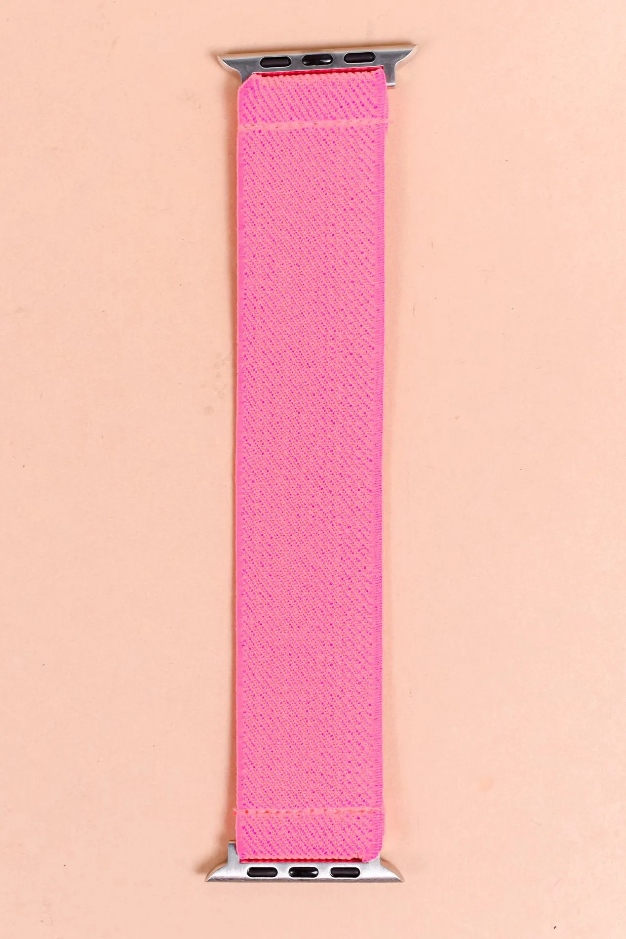 Neon Pink Stretchy Apple Watch Band - WB029NPK
