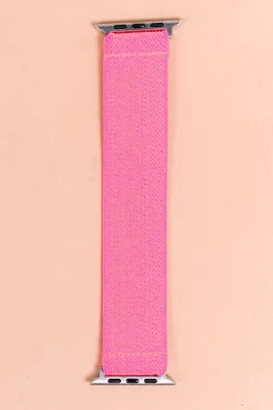 Neon Pink Stretchy Apple Watch Band - WB029NPK