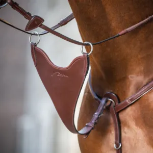New English Hard Bib Martingale Attachment - Brown