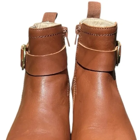 🌻NEW Munro Chestnut Boot in Cuero Leather GIRLS YOUTH Size 3 (Women's Size 5)