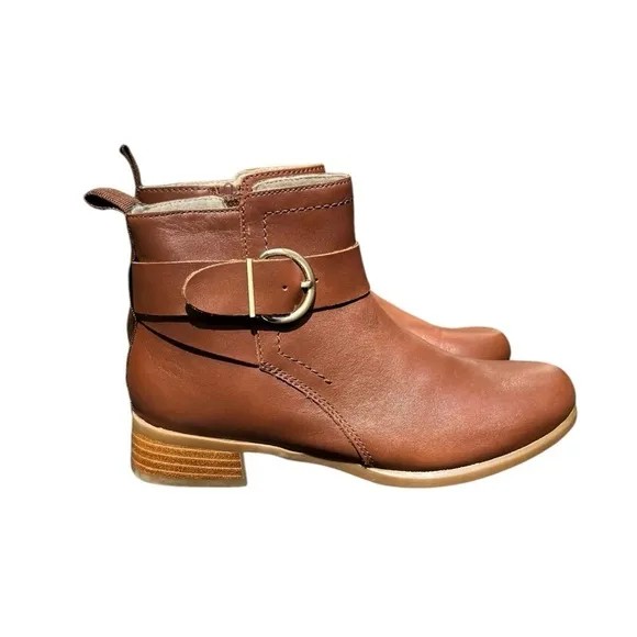 🌻NEW Munro Chestnut Boot in Cuero Leather GIRLS YOUTH Size 3 (Women's Size 5)