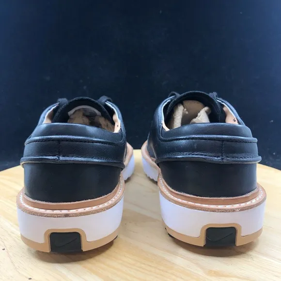 Nike Janoski G Tour Leather Golf Shoe Cleat Black Gum Tan BV8070-001 Sz 7 RARE