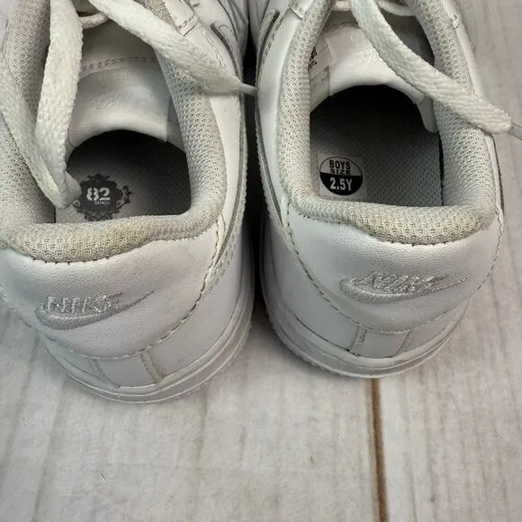 nike kids air force 1 sneakers youth 2.5Y