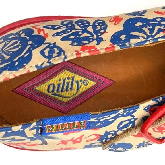 OILILY girl's Mary Jane printed leather shoes 32
