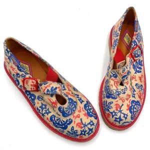 OILILY girl's Mary Jane printed leather shoes 32