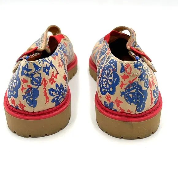 OILILY girl's Mary Jane printed leather shoes 32