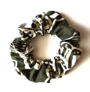 Olive Boho Scrunchie