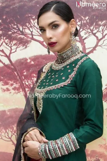Pakistani Party Wear Long kameez Salwar Dupatta #PN50