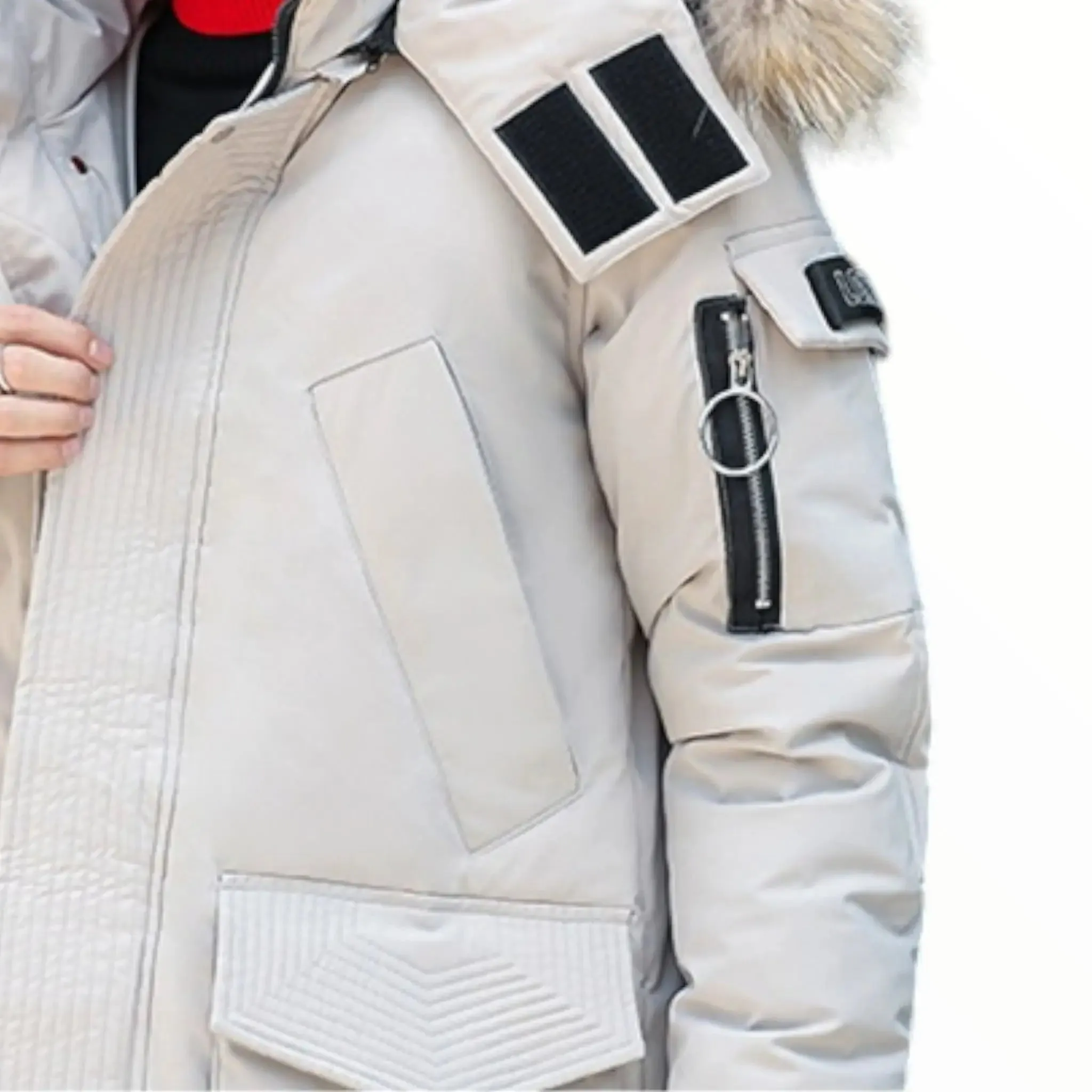 Parka elegant tactique grande taille
