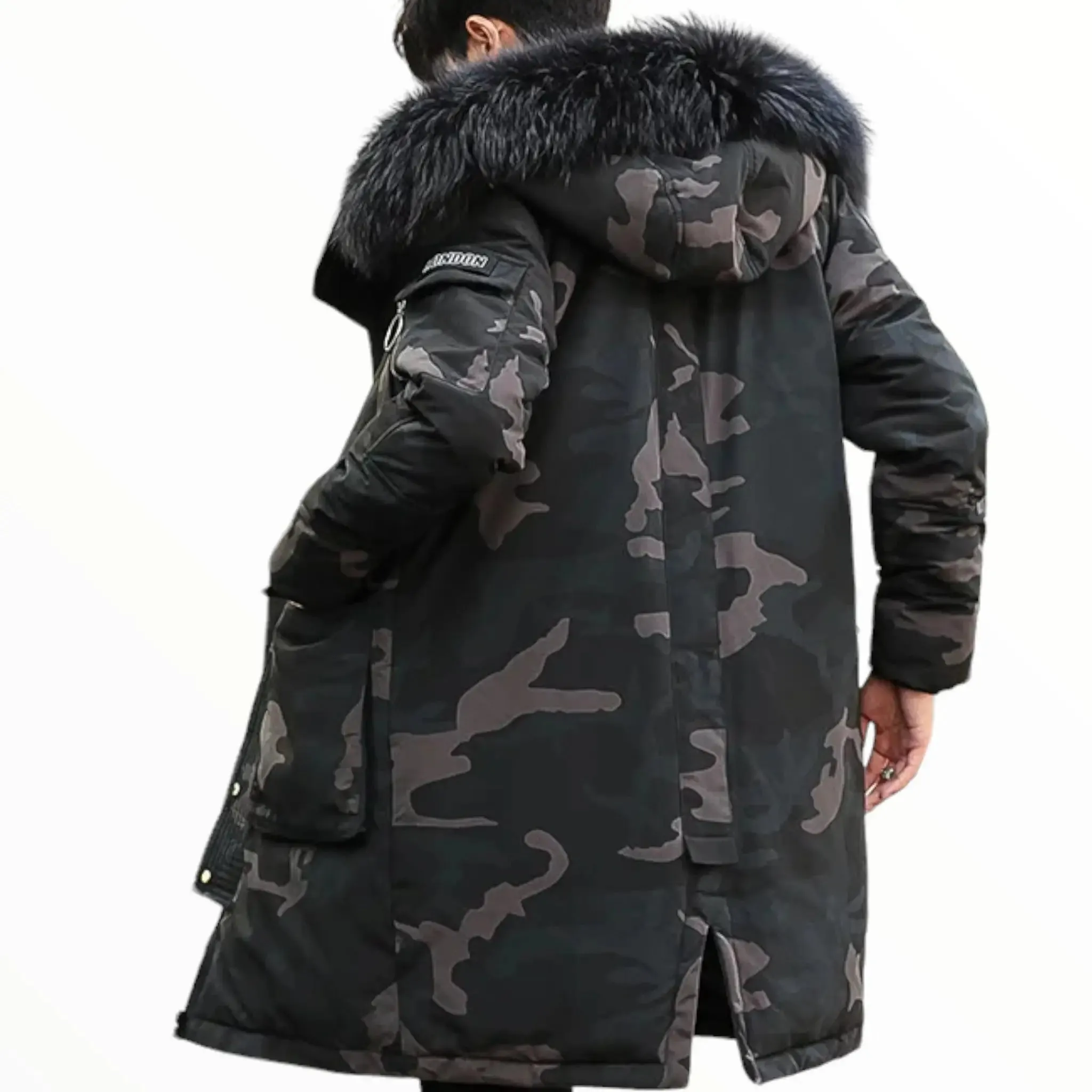 Parka elegant tactique grande taille