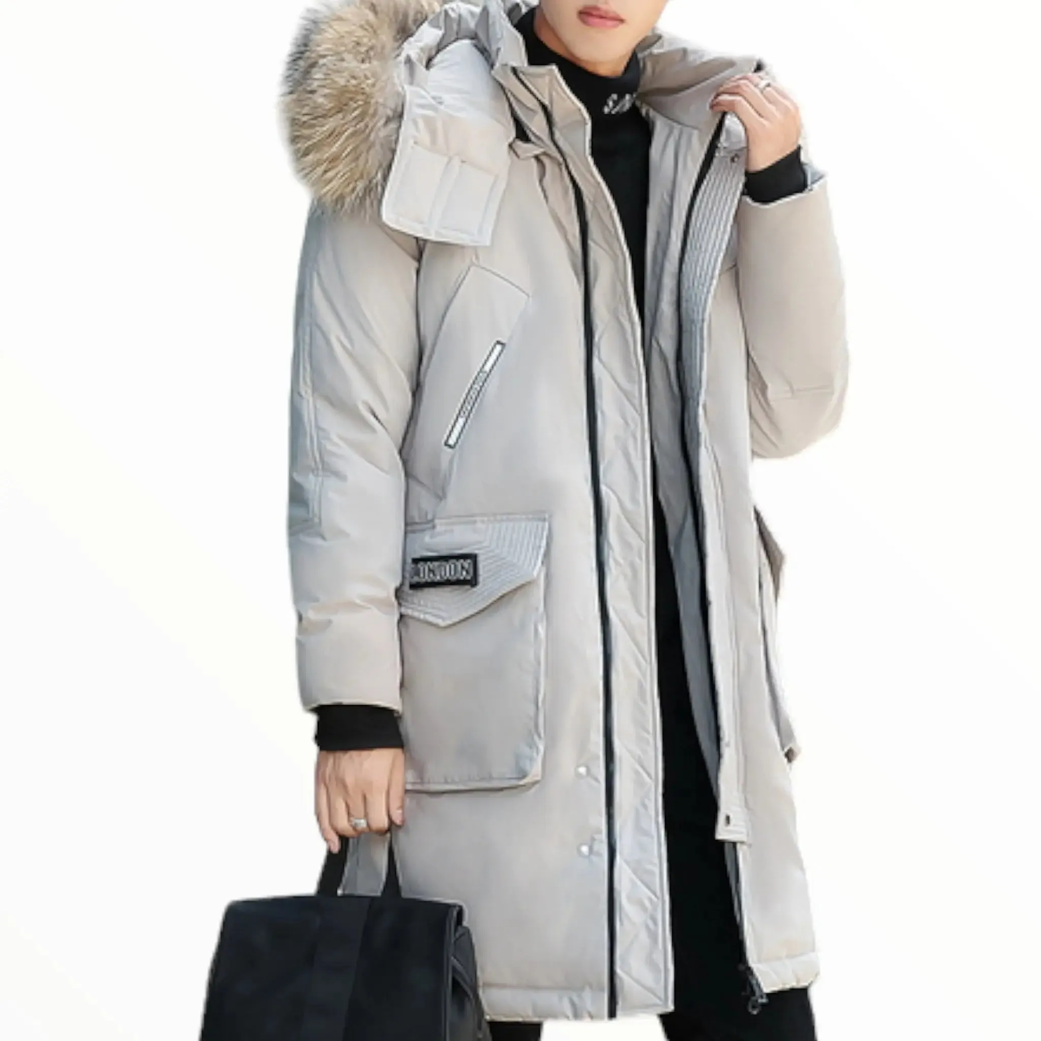 Parka elegant tactique grande taille