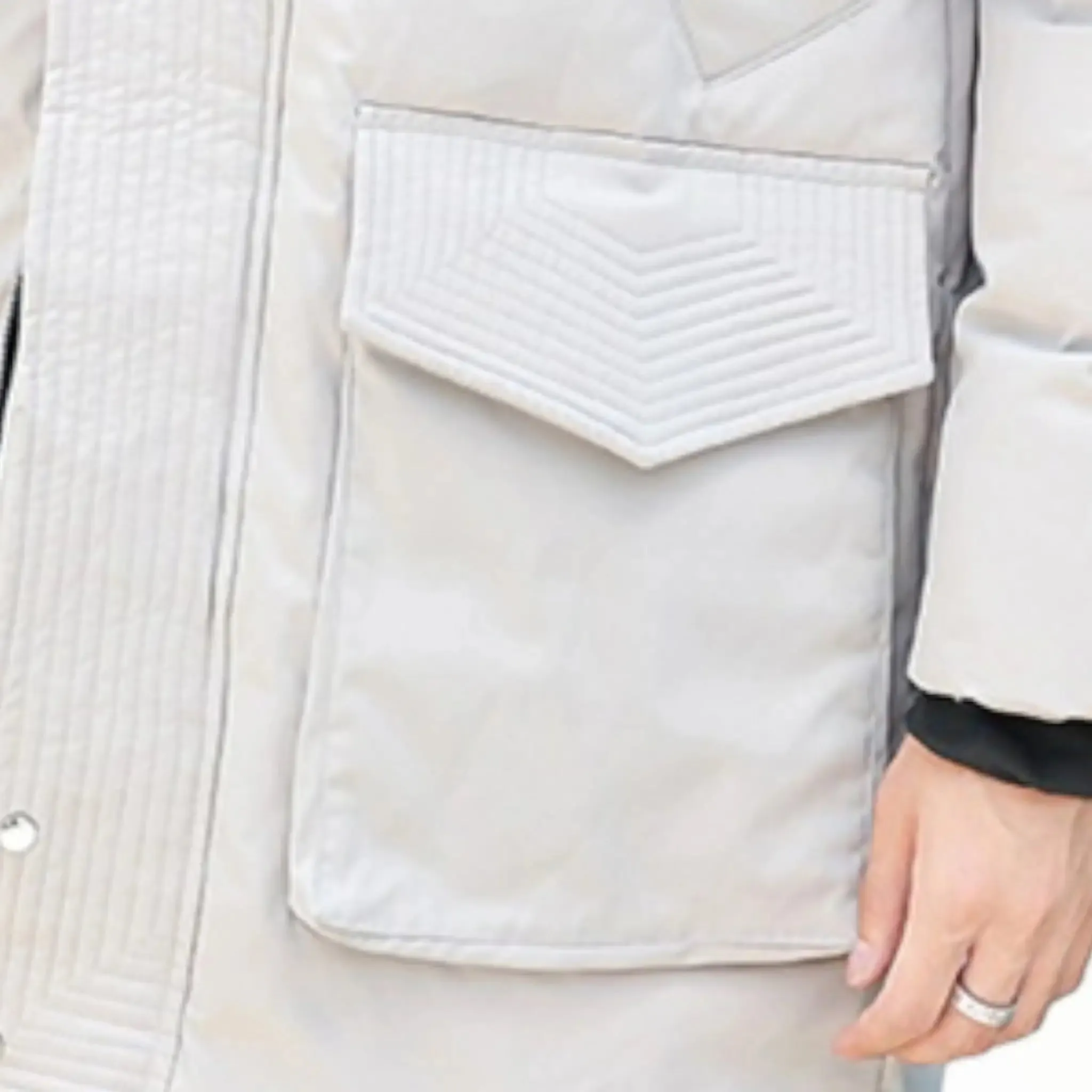 Parka elegant tactique grande taille