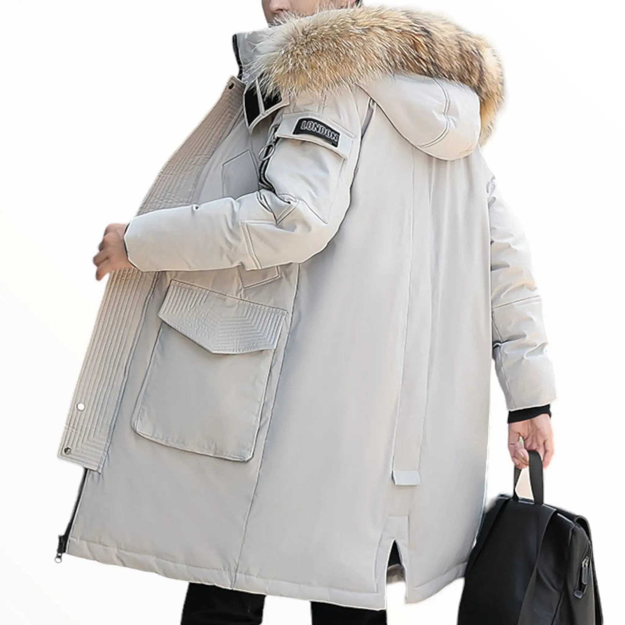 Parka elegant tactique grande taille