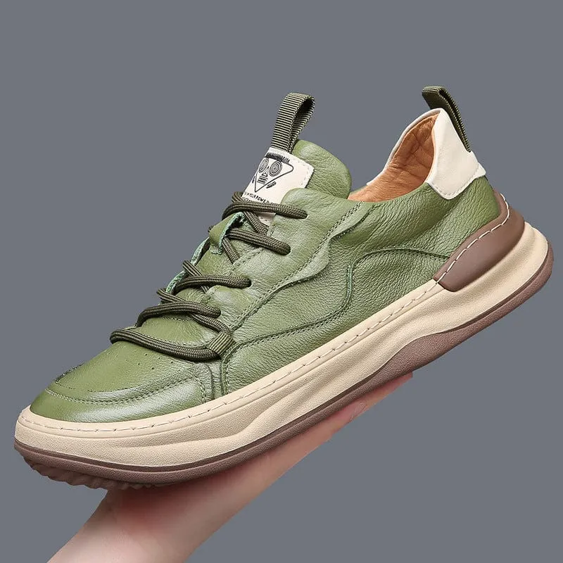 PELLE ITALIANA GENUINE LEATHER SNEAKERS