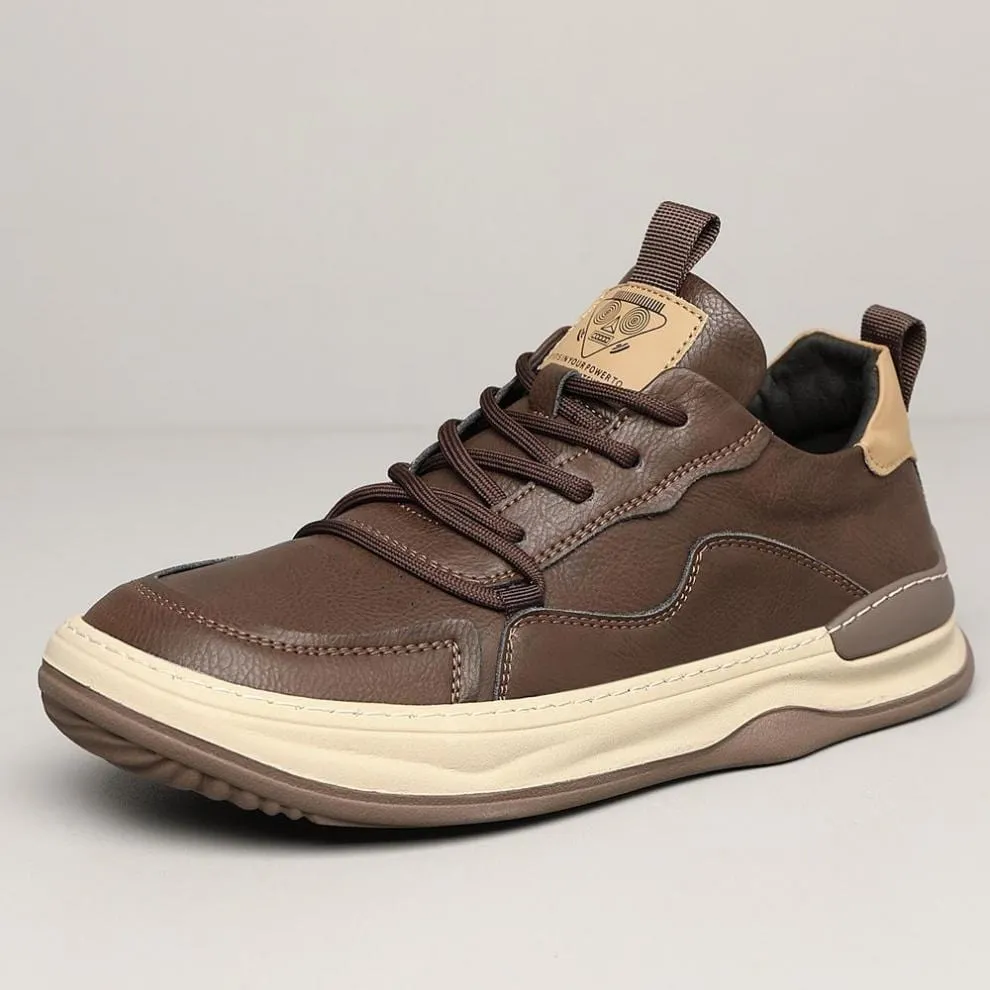 PELLE ITALIANA GENUINE LEATHER SNEAKERS