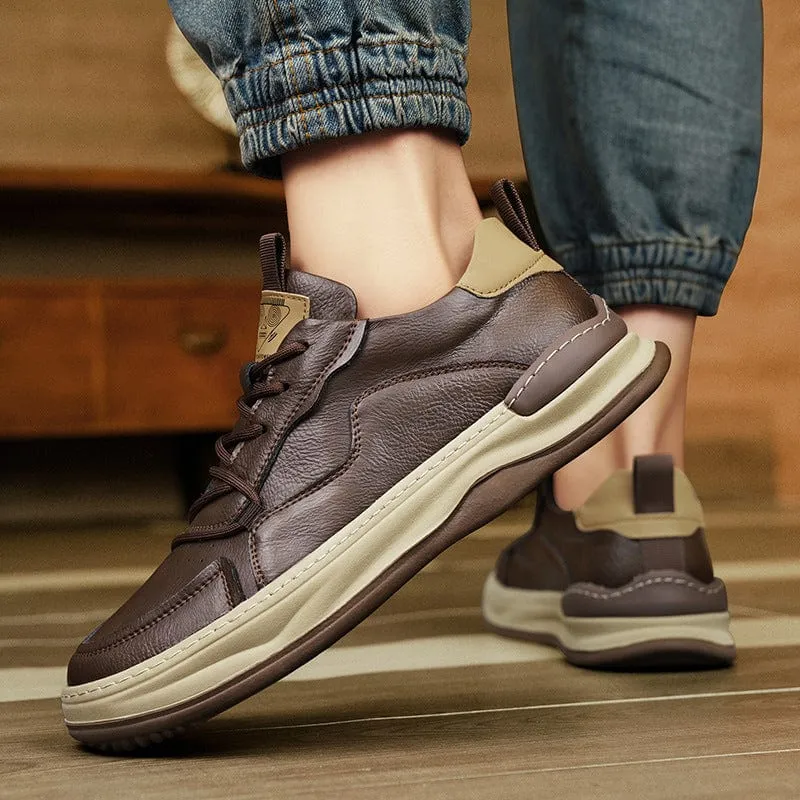 PELLE ITALIANA GENUINE LEATHER SNEAKERS