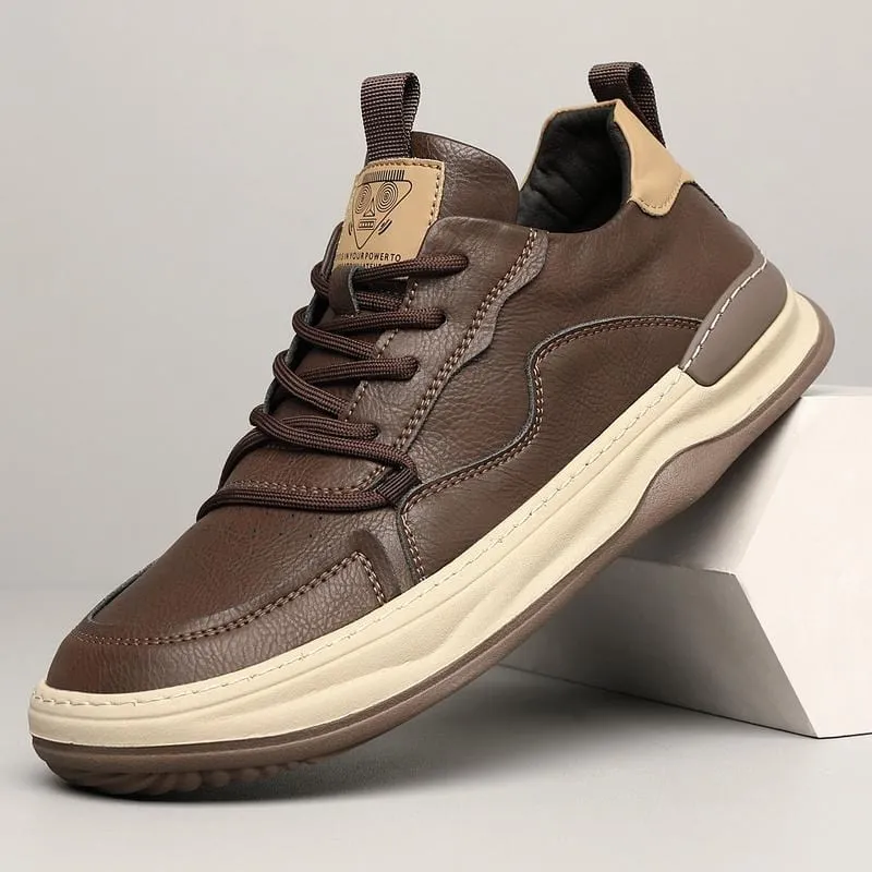 PELLE ITALIANA GENUINE LEATHER SNEAKERS