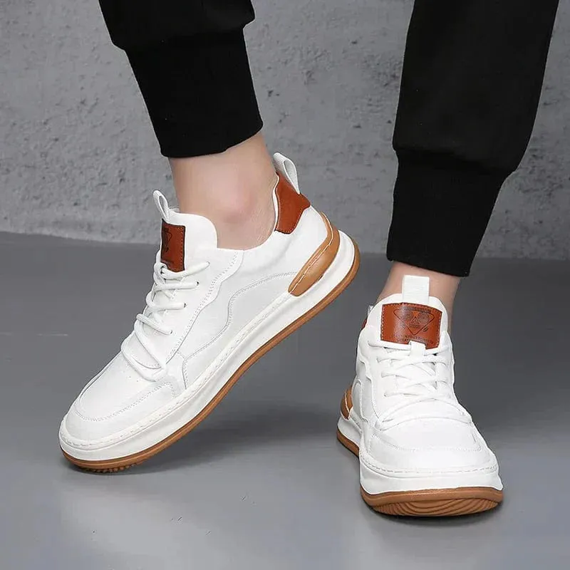PELLE ITALIANA GENUINE LEATHER SNEAKERS