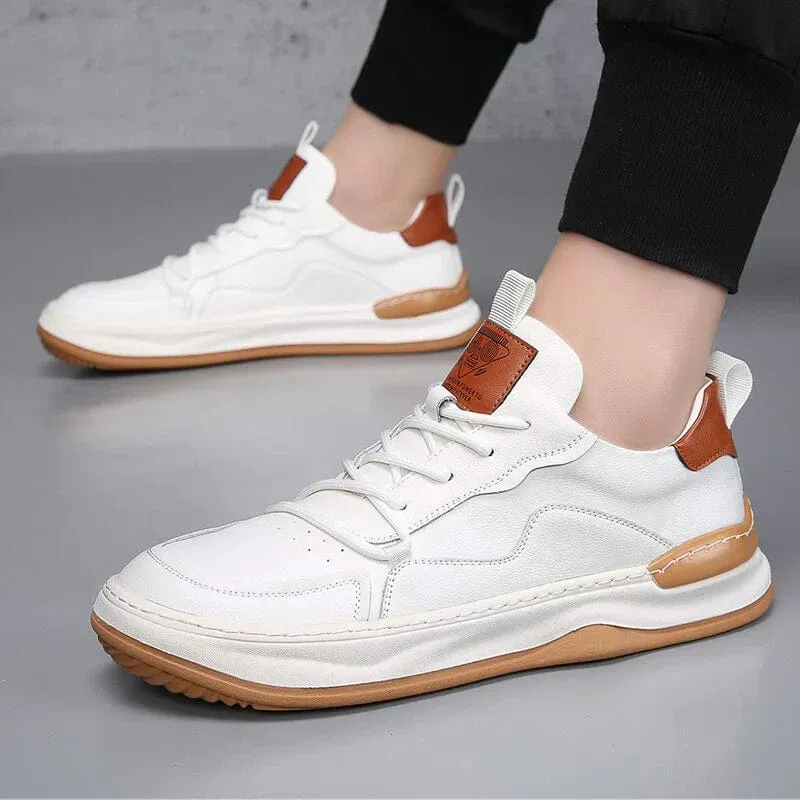 PELLE ITALIANA GENUINE LEATHER SNEAKERS