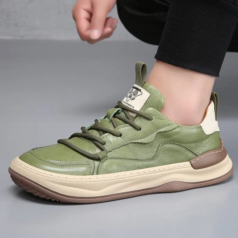 PELLE ITALIANA GENUINE LEATHER SNEAKERS