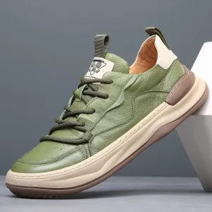 PELLE ITALIANA GENUINE LEATHER SNEAKERS